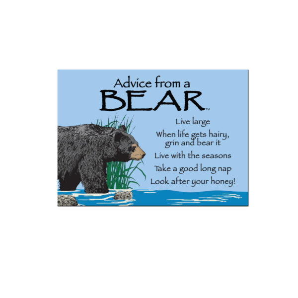 Advice from a Bear Magnet.