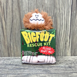 Small bigfoot plush rescue kit.
